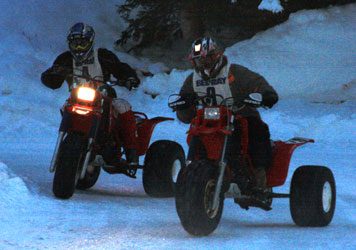 atc sur la glace à Flaine